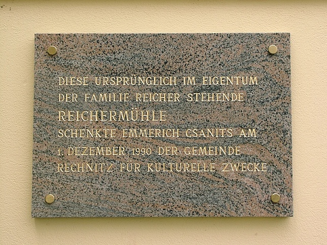 Rechnitz, Reichermhle