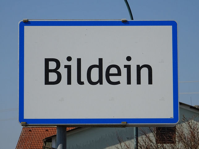 Bildein, Ortstafel