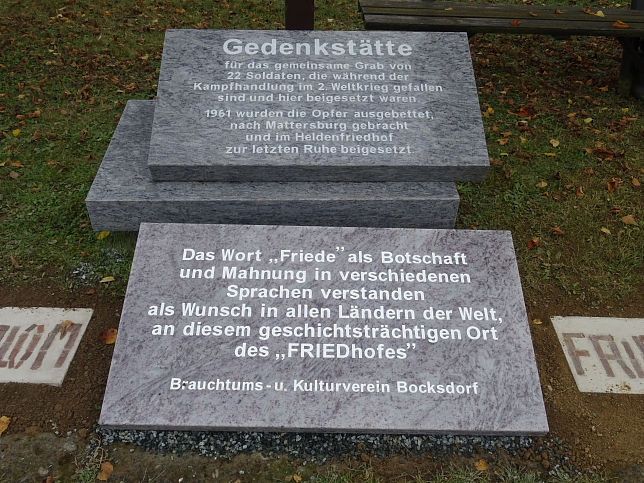 Bocksdorf, Friedensdenkmal