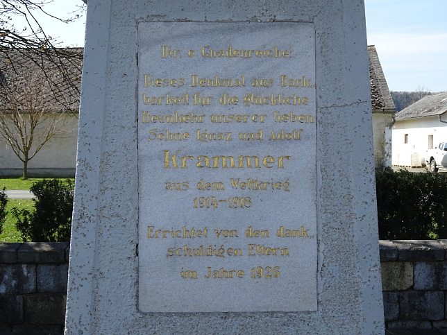 Dt. Tschantschendorf, Krammer-Kreuz