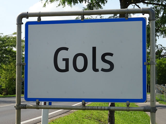 Gols, Ortstafel