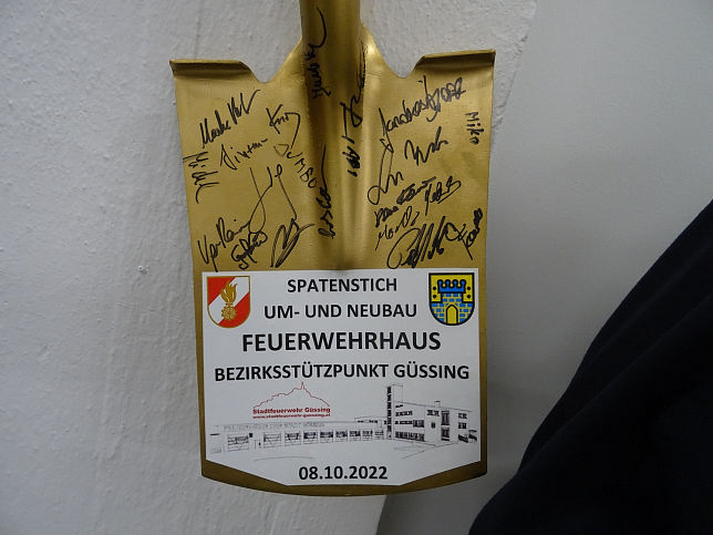 Feuerwehrmuseum Gssing, Spatenstich