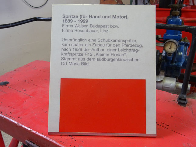 Maria Bild, Spritze fr Hand und Motor, 1889-1929