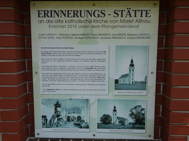 Markt Allhau, Erinnerungssttte