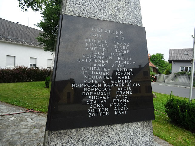 Neumarkt an der Raab, Kriegerdenkmal