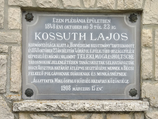 Nickelsdorf, Denkmal Kossuth Lajos