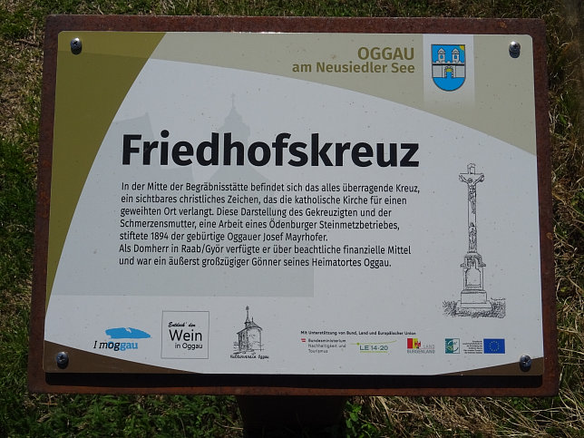 Oggau, Friedhofskreuz