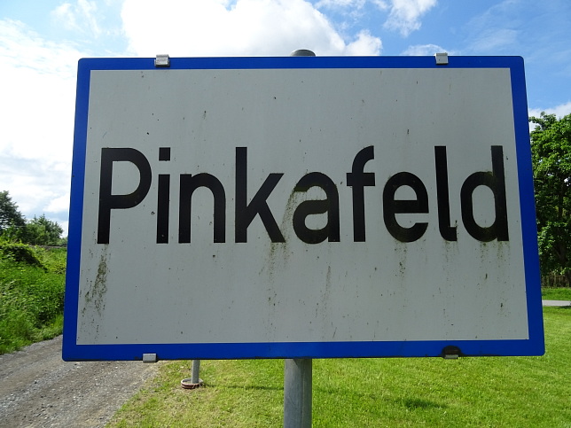 Pinkafeld, Ortstafel