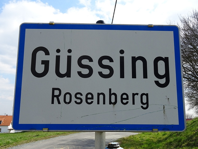 Rosenberg, Ortstafel