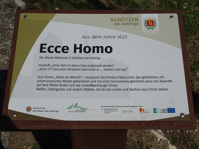 Schtzen am Gebirge, Ecce-Homo-Pfeiler