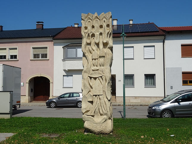 Weiden am See, Skulptur von Prof. Erich Stanschitz