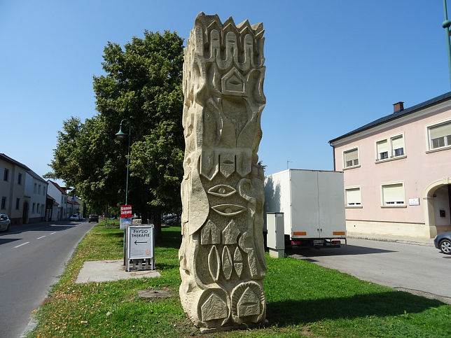 Weiden am See, Skulptur von Prof. Erich Stanschitz