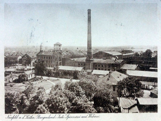 Neufeld an der Leitha, Jute-Spinnerei und Weberei