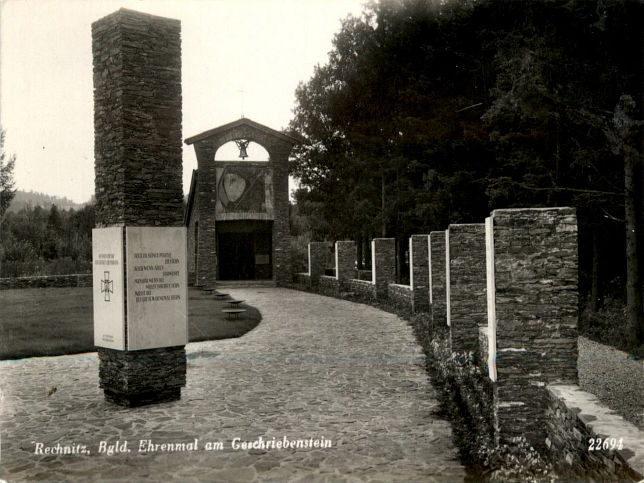 Rechnitz, Ehrenmal am Geschriebenstein