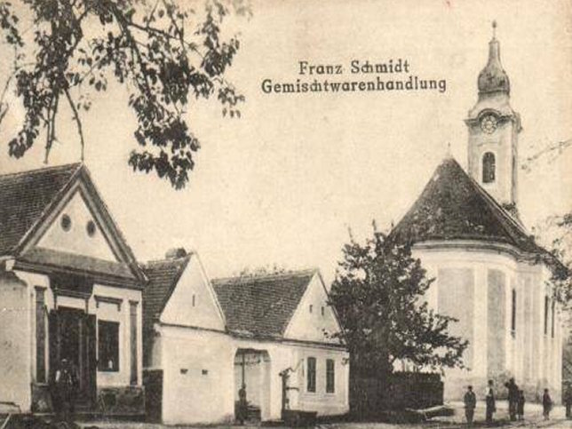 Steinberg, Gemischtwarenhandlung und Kloster