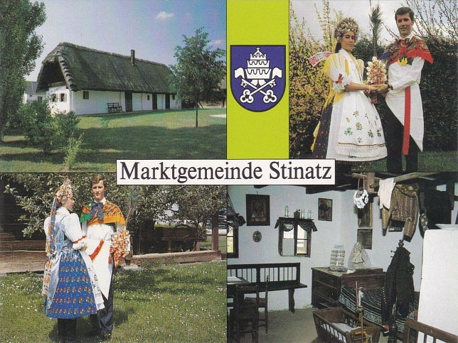 Stinatz, Heimathaus und Hochzeitstrachten