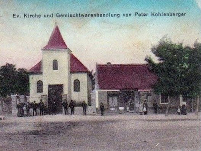 Tadten, Ev. Kirche und Dorfstrae