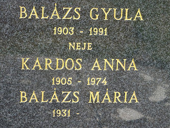 Friedhof Pinkamindszent