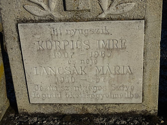 Friedhof Vasszentmihly (Raab-Sankt-Michael)