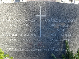 Friedhof Vasszentmihly (Raab-Sankt-Michael)