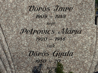 Friedhof Vasszentmihly (Raab-Sankt-Michael)