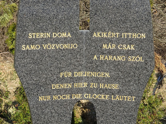 Alsszlnk, Trilingual Monument