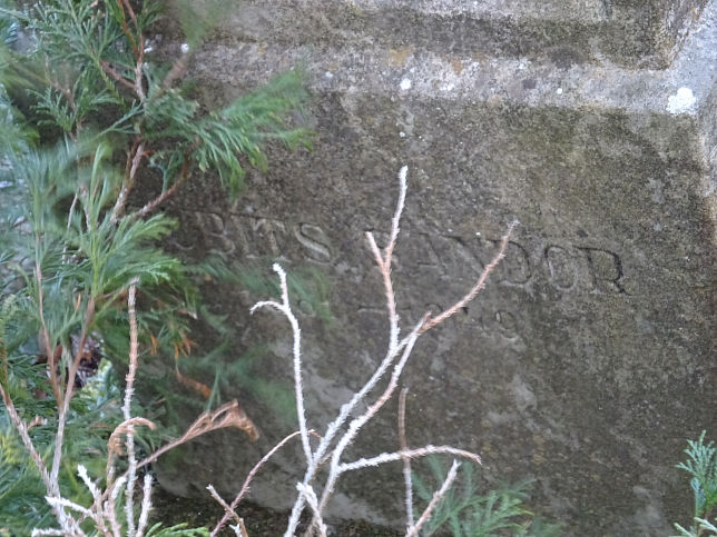Csknydoroszl, Grabstein Subits Sndor