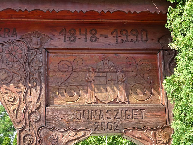 Dunasziget, Gedenkpark