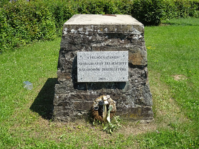 Felscsatr, Denkmal Grenzschutzbeamte