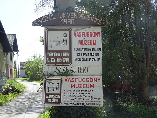 Felsőcsat�r, Eisener Vorhang Museum