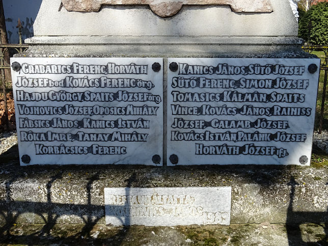 Krmend-Horvtndalja, Amerikanerkreuz