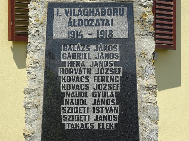 K�szegszerdahely, Kriegerdenkmal