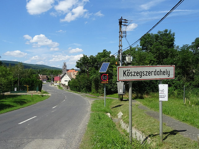 K�szegszerdahely, Ortstafel