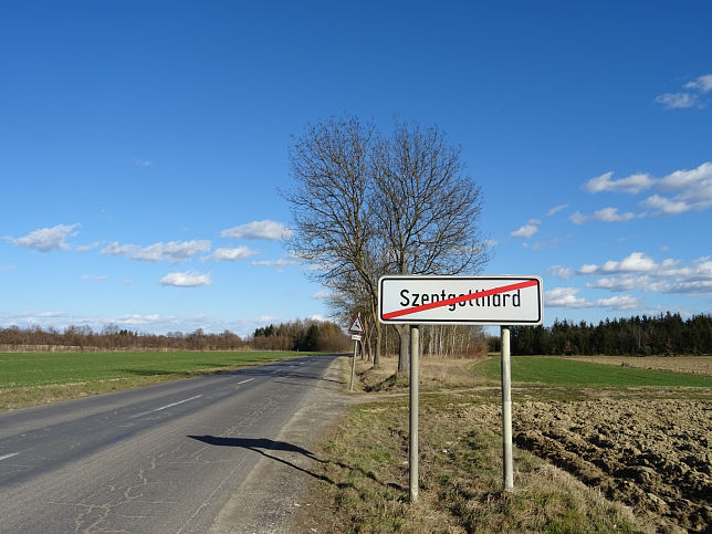 Rbakethely, Ortstafel-Ende