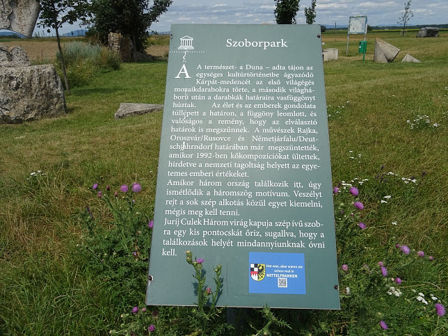 Rajka, Dreil�nder-Skulpturenpark