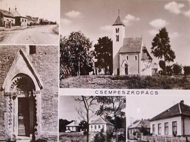 Csempeszkopcs, Mehrbildkarte