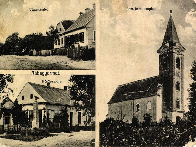 Rbagyarmat, Mehrbildkarte