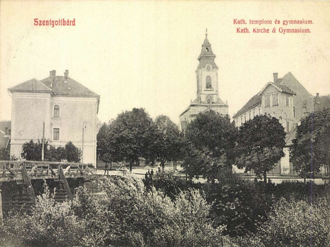 Szentgotthrd, Kath. Kirche und Gymnasium