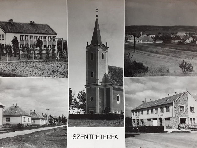 Szentpterfa, Mehrbildkarte