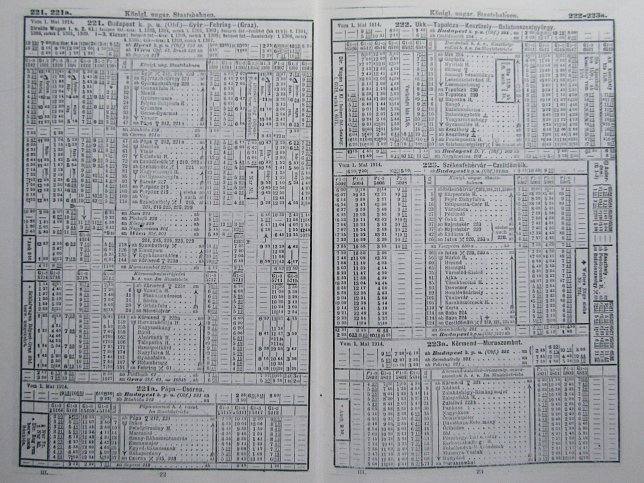 Gssinger Bahn, Fahrplan