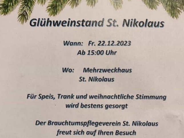 Glhweinstand 22.12.2023