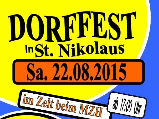 Dorffest am 22.08.2015