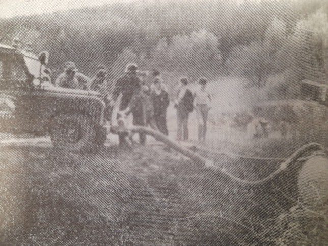 Feuerwehr St. Nikolaus, Waldbrand am 20.4.1971