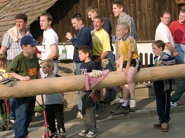 Maibaumaufstellen 30.4.2011