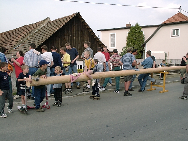 Maibaumaufstellen 30.4.2011