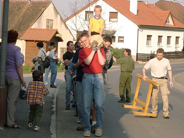 Maibaumaufstellen 30.4.2011