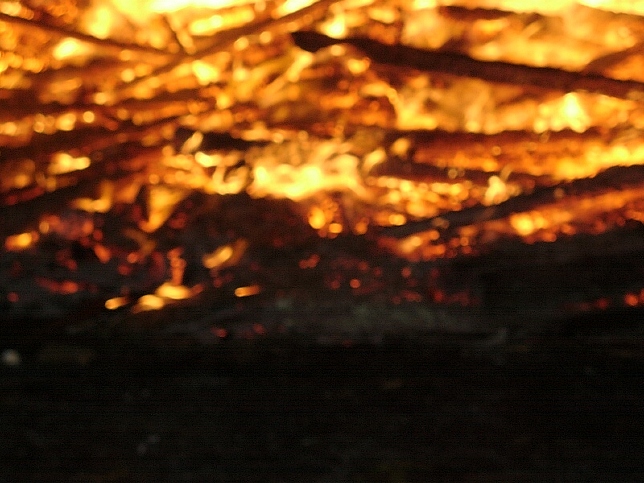 Osterfeuer 14.4.2001