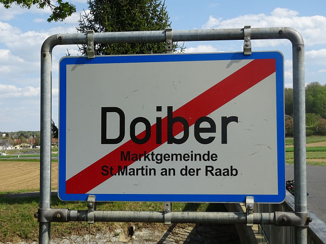 Doiber, Ortstafel