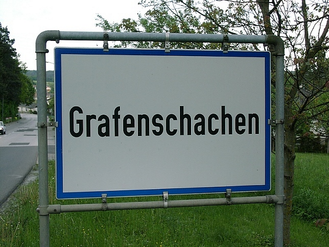 Grafenschachen, Ortstafel