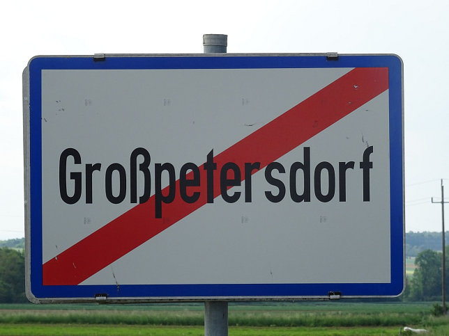 Gropetersdorf, Ortstafel